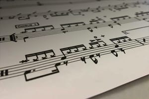 Drum sheet music